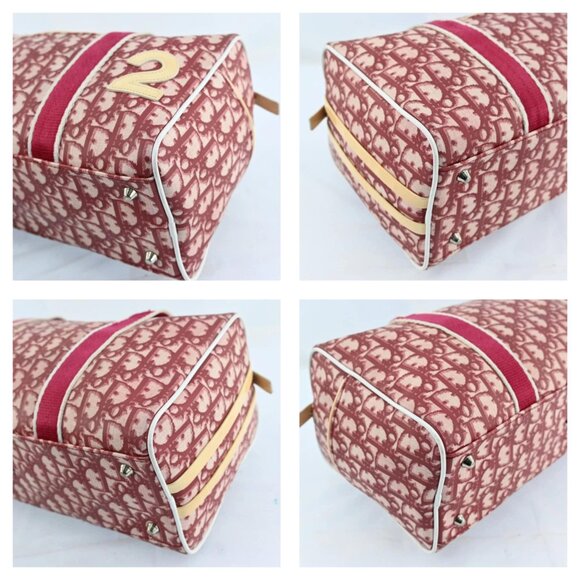 Authentic Christian Dior Mini Boston No2 Trotter Canvas Handbag bsj746-110725 - Picture 11 of 16